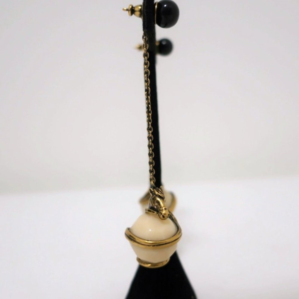 Christian Dior Diorodeo Horse Head Drop Earrings - Picture 3 of 7